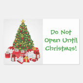 Kein Pinkeln! -Sticker Rechteckiger Aufkleber (Vorderseite)