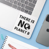 KEIN PLANET B AUFKLEBER (Laptop mit iPhone)