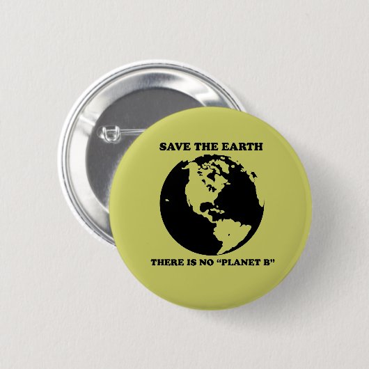 Kein Planet B Button (Vorne & Hinten)