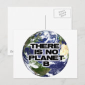 Kein Planet B Postkarte (Vorne/Hinten)