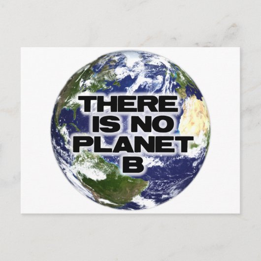 Kein Planet B Postkarte (Vorderseite)