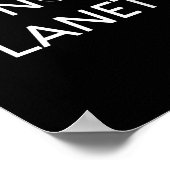 Kein Planet B Umweltschutz Poster (Ecke)