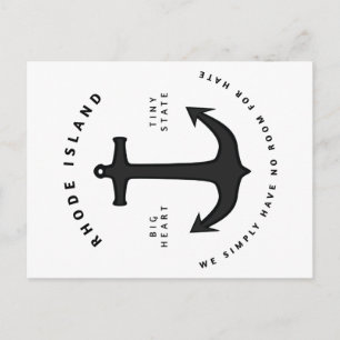 Kein Platz für die Hate Postcard Postkarte