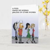 Kein Platz für Eifersucht Karte (Gelbe Blume)