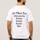Kein Platz für… T - Shirt (Rückseite)