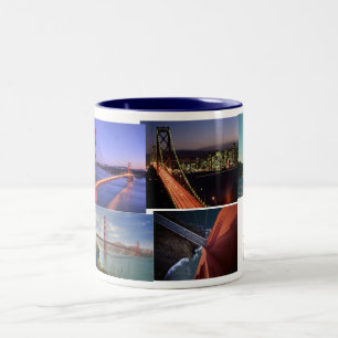 Kein Platz mögen San Francisco Zweifarbige Tasse