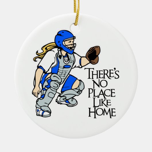 KEIN PLATZ MÖGEN ZUHAUSE! KERAMIK ORNAMENT (Vorne)