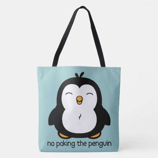 Kein Pokern des Pinguin-Designs Tasche (Vorderseite)
