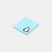 Kein Posen der Pinguine| Blau Post-it Klebezettel (angewinkelt)