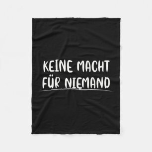 Kein Power für den Umweltschutz in der Politik Fleecedecke