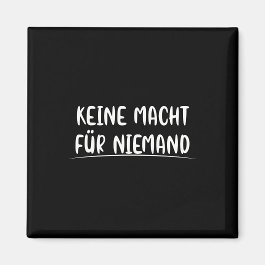 Kein Power für den Umweltschutz in der Politik Magnet (Vorne)