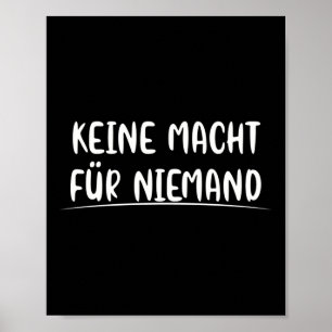 Kein Power für den Umweltschutz in der Politik Poster