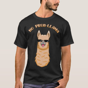 Kein Pro Llama cooles Tier T-Shirt
