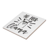 Kein Prob Lama-Entwurf Fliese (Seite)