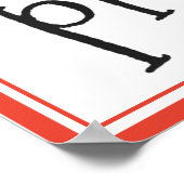 Kein Prob-Lama Funny Floral Llama Kids Room Poster (Ecke)