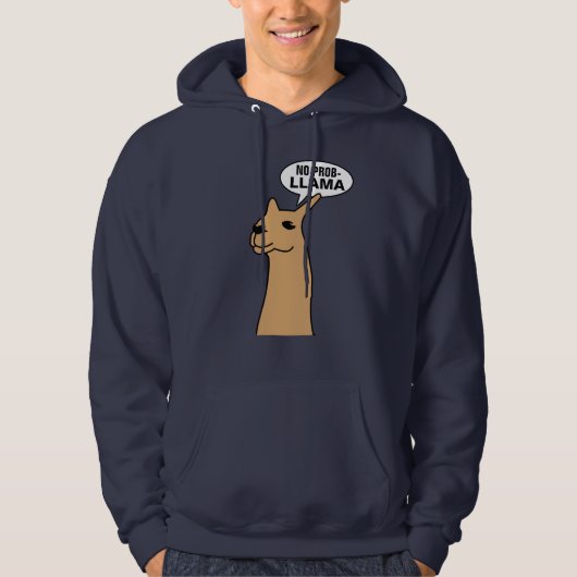 Kein Prob Lama Hoodie (Vorderseite)