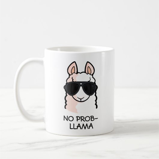 Kein Prob-Lama Kaffeetasse (Links)