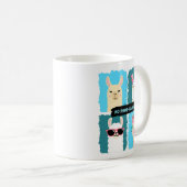 Kein Prob-Lama Kaffeetasse (VorderseiteRechts)
