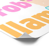 kein Prob- Lama-Poster der 3. Klasse Poster (Ecke)