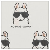 Kein Prob-Lama Stoff (Nahaufnahme)