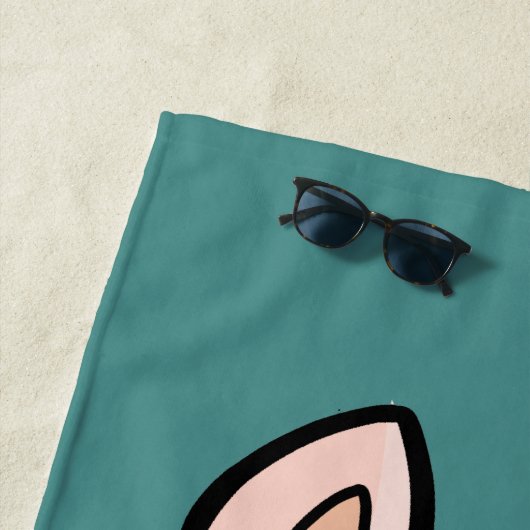 Kein Prob-Lama Strandtuch (Beispiel)