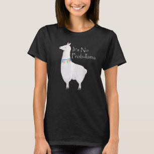 Kein Prob Llama Animal Joke Alpaca & Llama T-Shirt