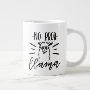 Kein Prob Llama Design Jumbo-Tasse