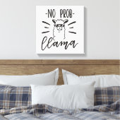 Kein Prob Llama Design Leinwanddruck (Insitu (Schlafzimmer))
