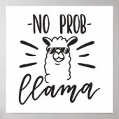 Kein Prob Llama Design Poster (Vorne)