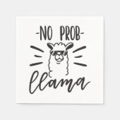Kein Prob Llama Design Serviette (Vorderseite)