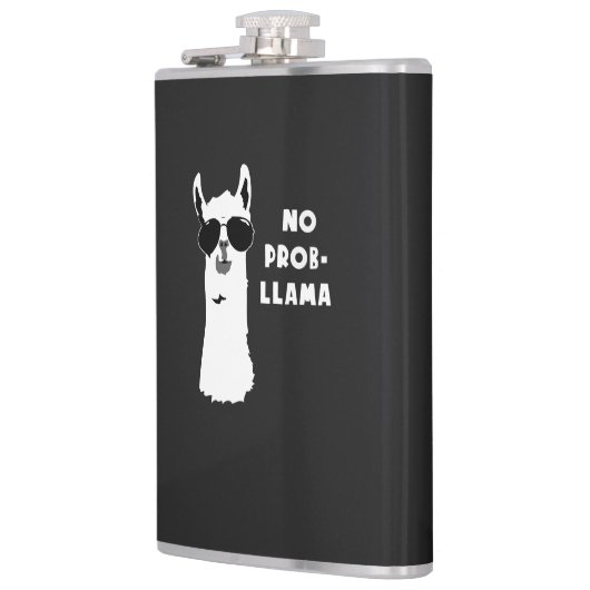 Kein Prob-Llama Flachmann (Links)