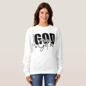 Kein Problem, Gott hat mich Sweatshirt (Vorne ganz)