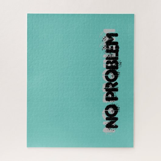 Kein Problem, Ihr Text blau harte Schwierigkeit Bö Puzzle (Vertikal)