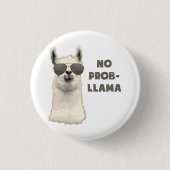 Kein Problem-Lama Button (Vorderseite)