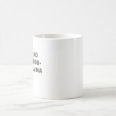 Kein Problem-Lama Kaffeetasse (Mittel)