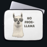 Kein Problem-Lama Laptopschutzhülle<br><div class="desc">Cooles Lama ist cool.  Abkommen mit ihm.</div>