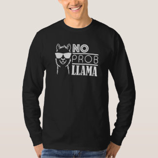 Kein Problem Lama Lustige Bauernhof-Tiere Coole So T-Shirt