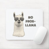 Kein Problem-Lama Mousepad (Mit Mouse)