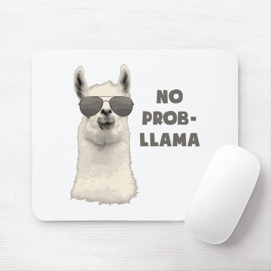 Kein Problem-Lama Mousepad (Mit Mouse)