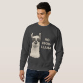 Kein Problem-Lama Sweatshirt (Vorne ganz)