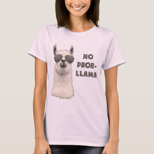 Kein Problem-Lama T-Shirt (Vorderseite)