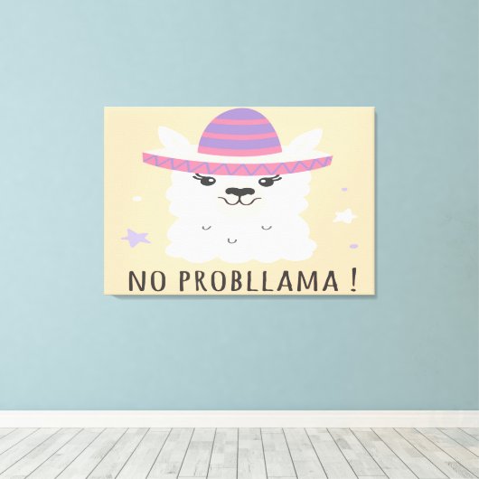 Kein Problem Leinwanddruck (Insitu (Holzboden))