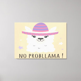 Kein Problem Leinwanddruck