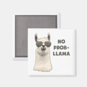 Kein Problem Llama Magnet (Vorderseite/Rückseite)