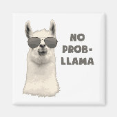 Kein Problem Llama Magnet (Vorne)