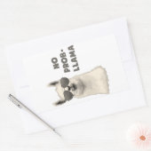 Kein Problem Llama Rechteckiger Aufkleber (Umschlag)