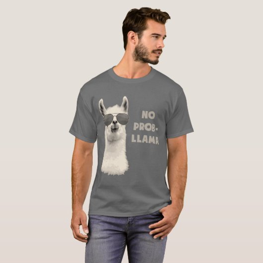 Kein Problem Llama T-Shirt (Vorne ganz)