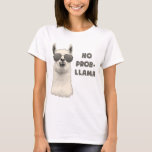 Kein Problem Llama T-Shirt<br><div class="desc">Cooles Lamm ist cool. Mach dich damit ab.</div>