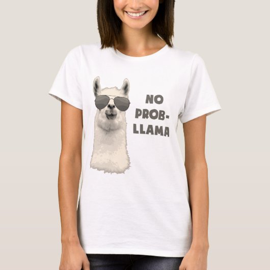 Kein Problem Llama T-Shirt (Vorderseite)