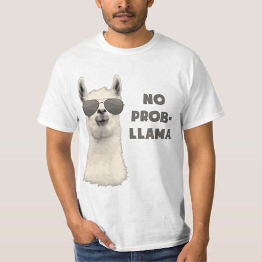 Kein Problem Llama T-Shirt (Vorderseite)